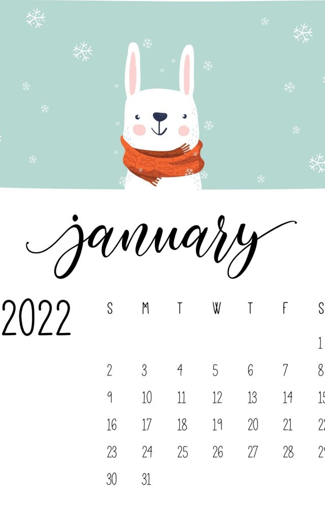 2022 CALENDAR in English!
